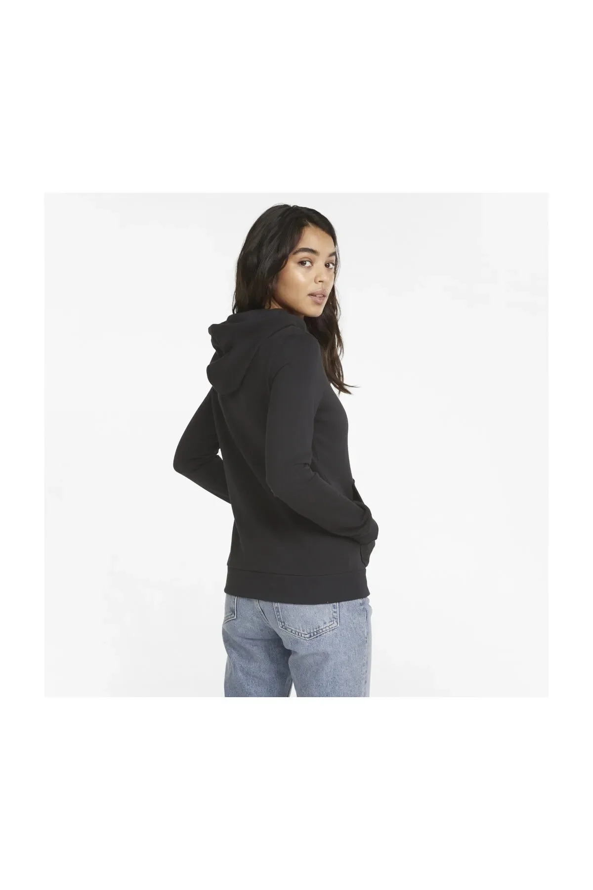 Essential+ Embroidery Kadın Günlük Stil Sweatshirt 848332-Siyah - 3