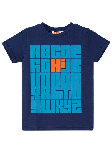 Alfabe Erkek Çocuk T-shirt Şort Takım - 5