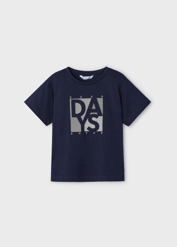 Erkek Çocuk Basic T-Shirt-Lacivert - 1