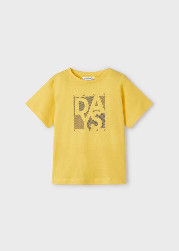 Erkek Çocuk Basic T-Shirt-Sarı - 1