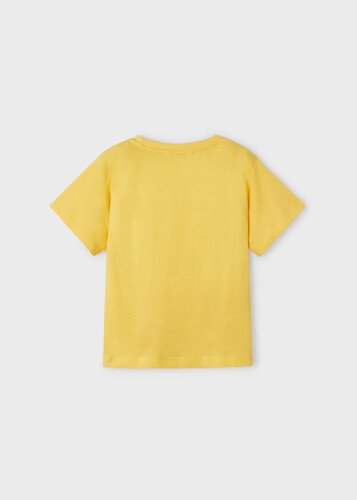Erkek Çocuk Basic T-Shirt-Sarı - 2