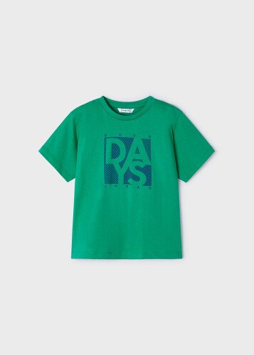 Erkek Çocuk Basic T-Shirt-Yeşil - 1