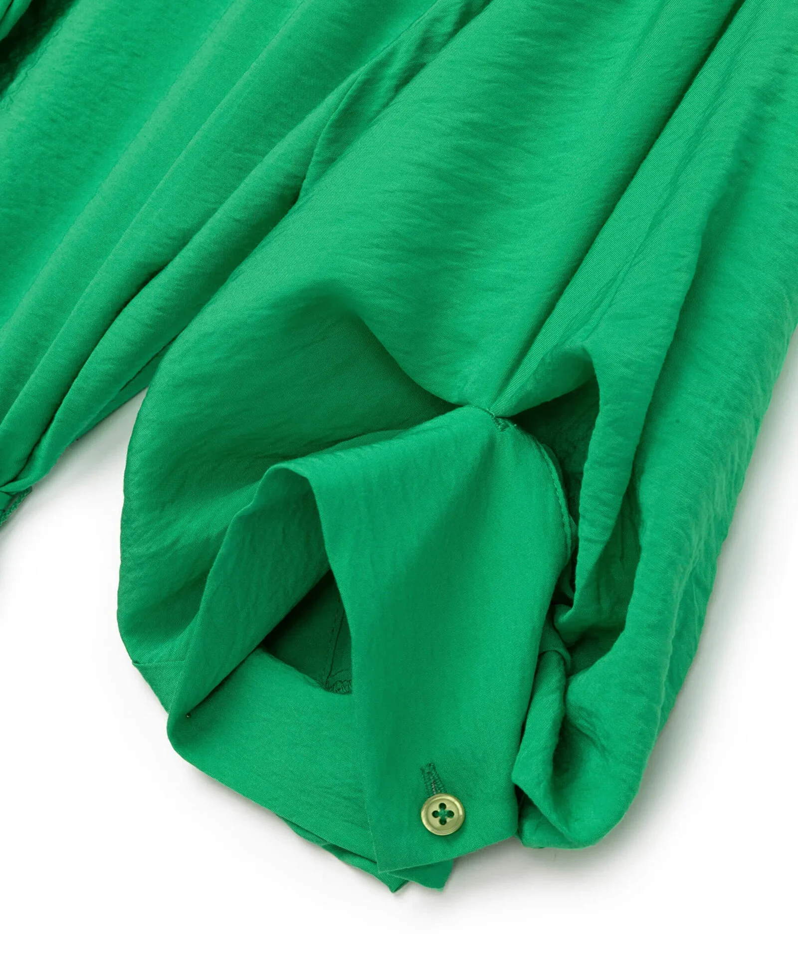 Kadın Hakim Yaka Elbise - Yeşil - 5