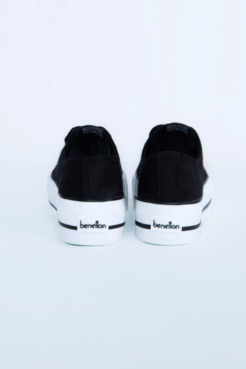 Kadın Kalın Topuk Spor Ayakkabı BN-30935-Siyah - 4