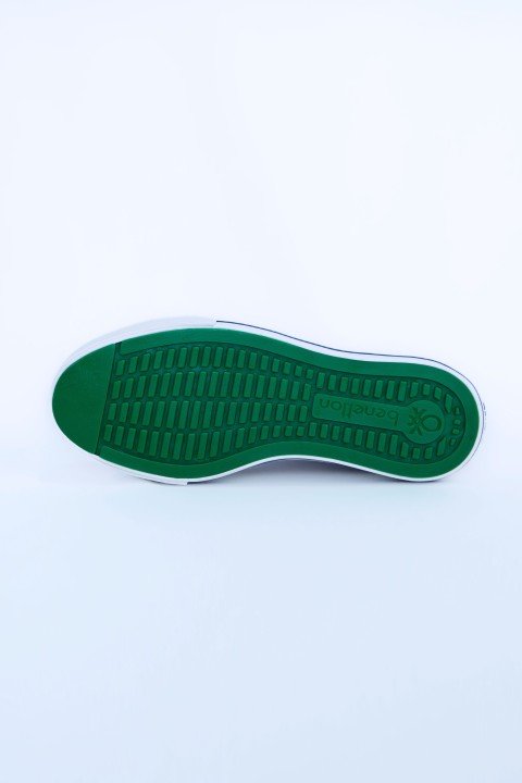 Kadın Kalın Topuklu Spor Ayakkabı BN-30939-Beyaz - 6