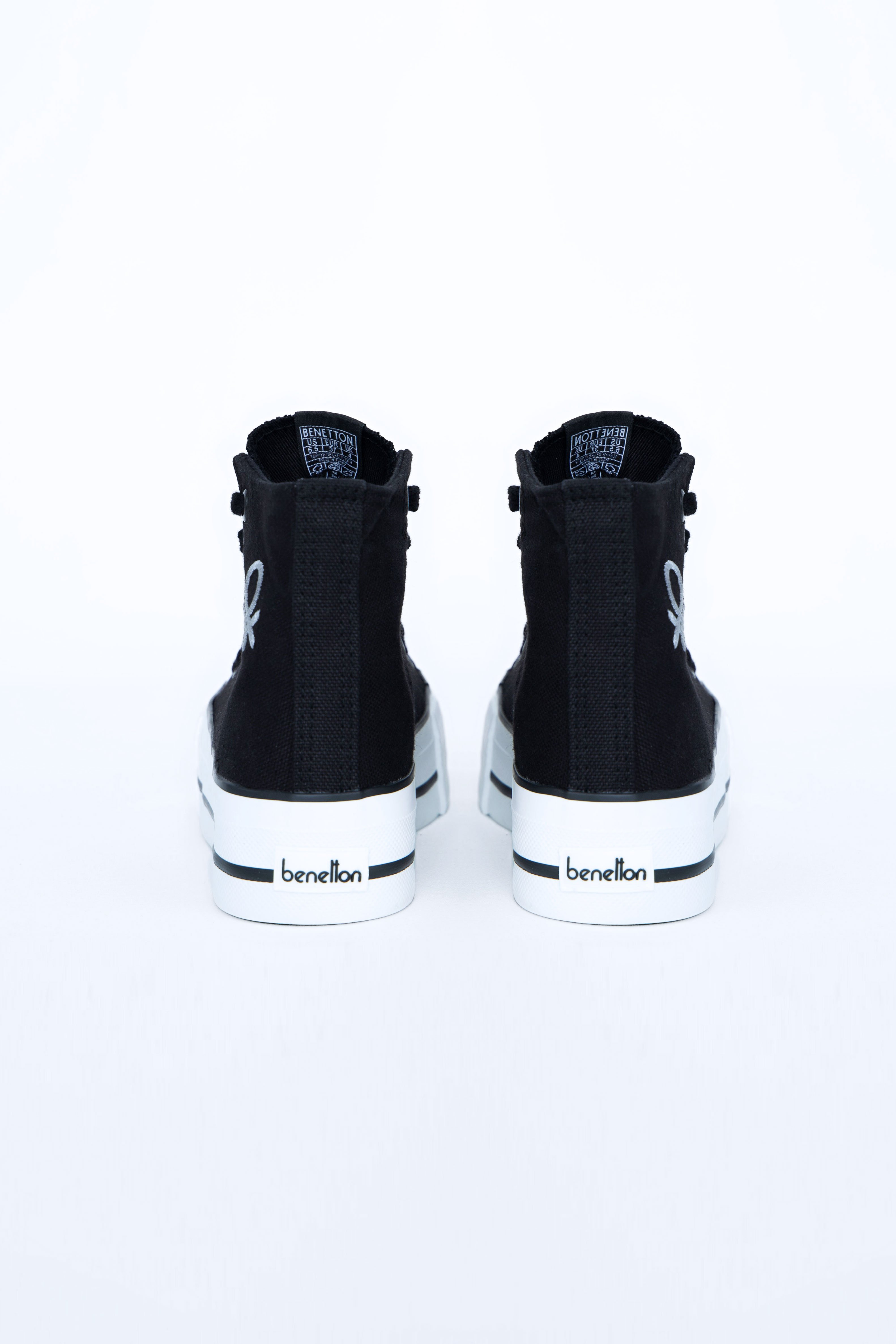 Kadın Kalın Topuklu Spor Ayakkabı BN-30939-Siyah - 4