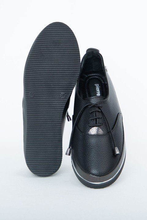 Kadın Loafer Ayakkabı PC-51681-Siyah - 4