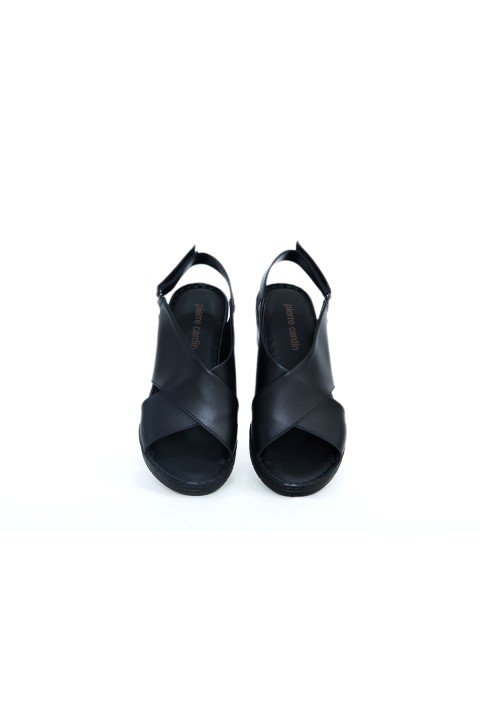 Kadın Ortopedik Sandalet PC-6907-Siyah - 4