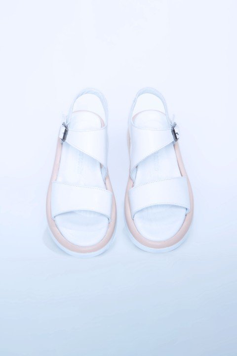 Kadın Ortopedik Sandalet PC-7101-Beyaz - 2