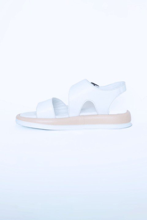Kadın Ortopedik Sandalet PC-7101-Beyaz - 4