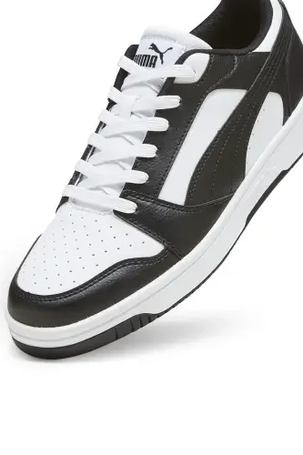 Kadın Spor Ayakkabı Rebound v6 Low - Siyah Beyaz - 5