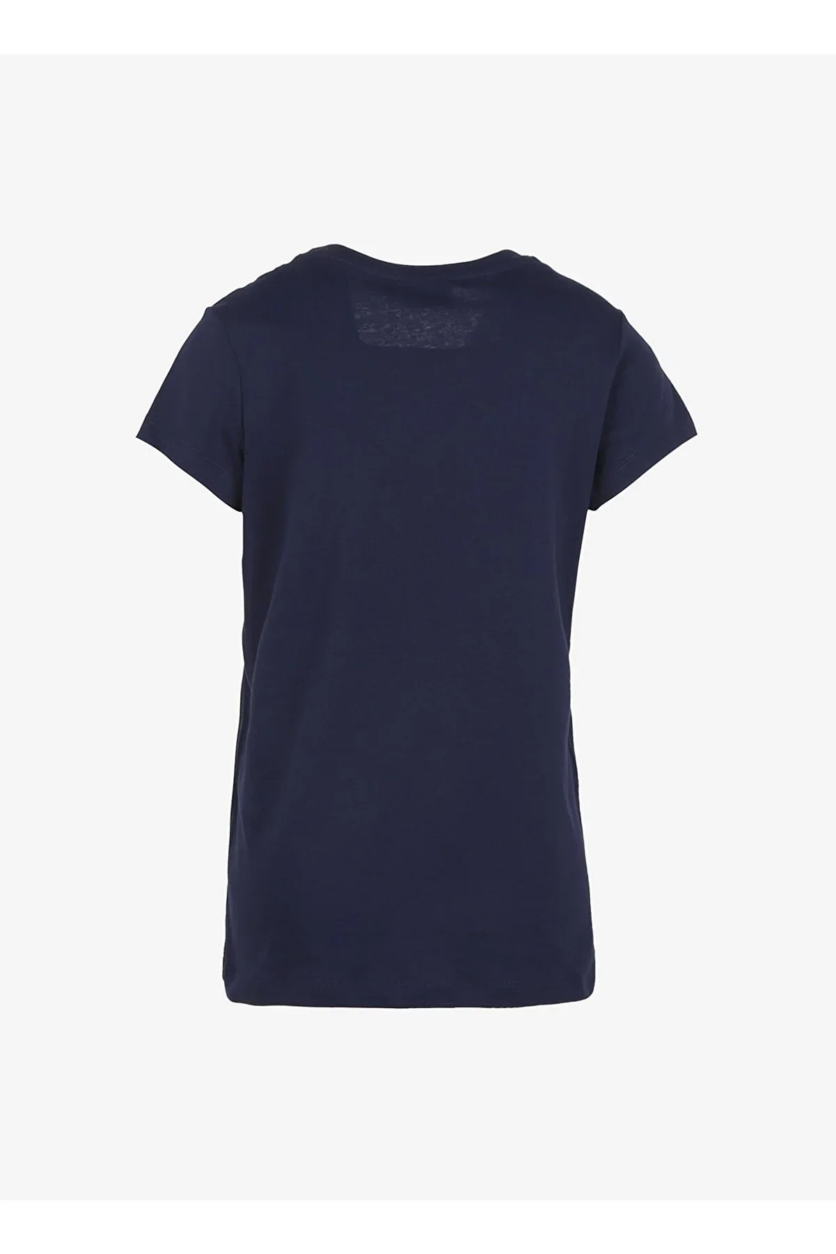 Kadın T-shirt-Lacivert - 2