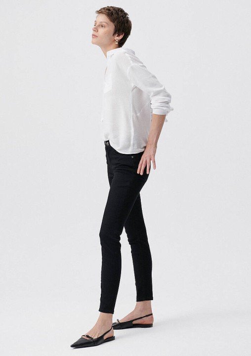 Kadın Tess Gold Luxury Jean Pantolon-Siyah - 2