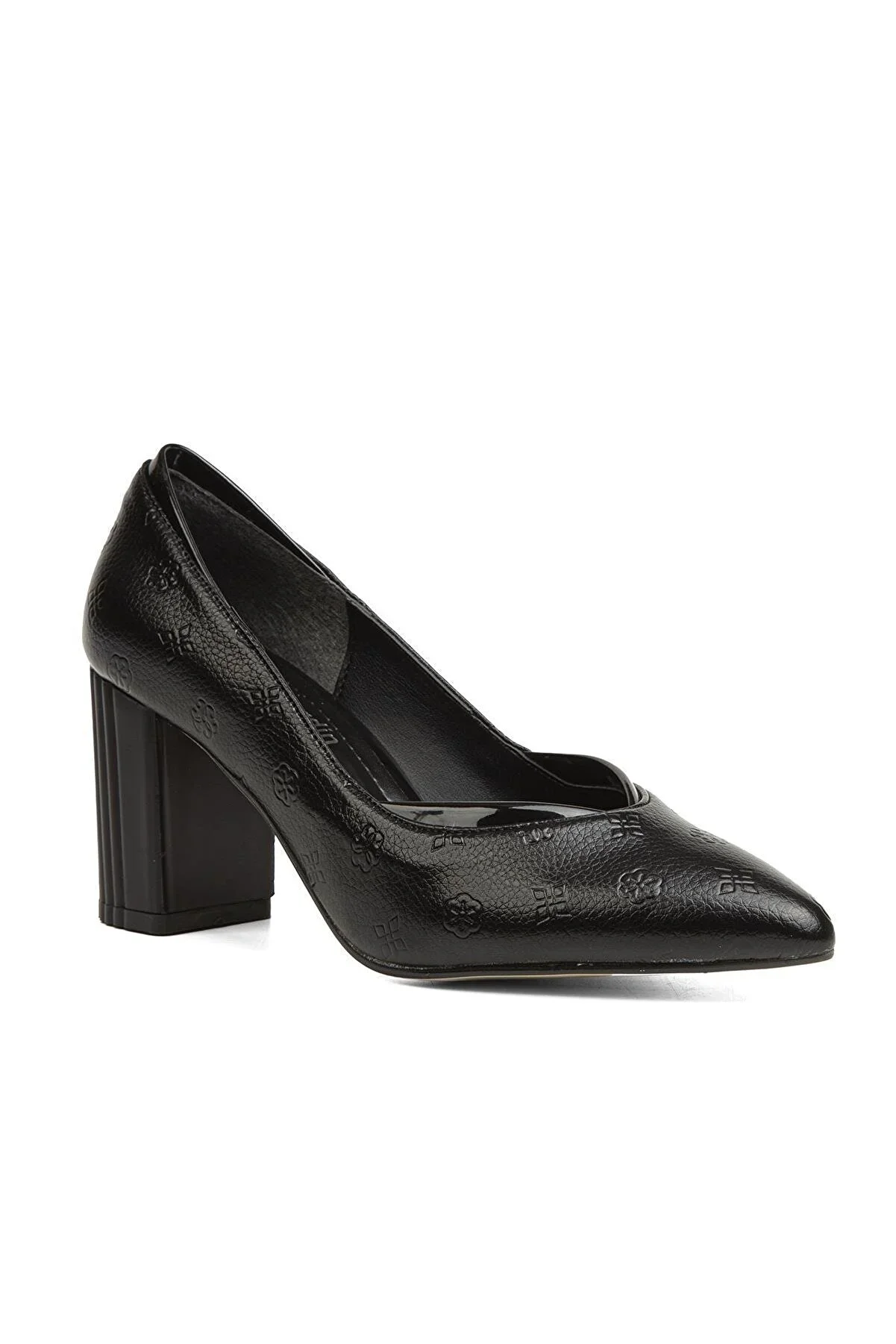 Kadın Topuklu Ayakkabı PC-51199-Siyah - 1