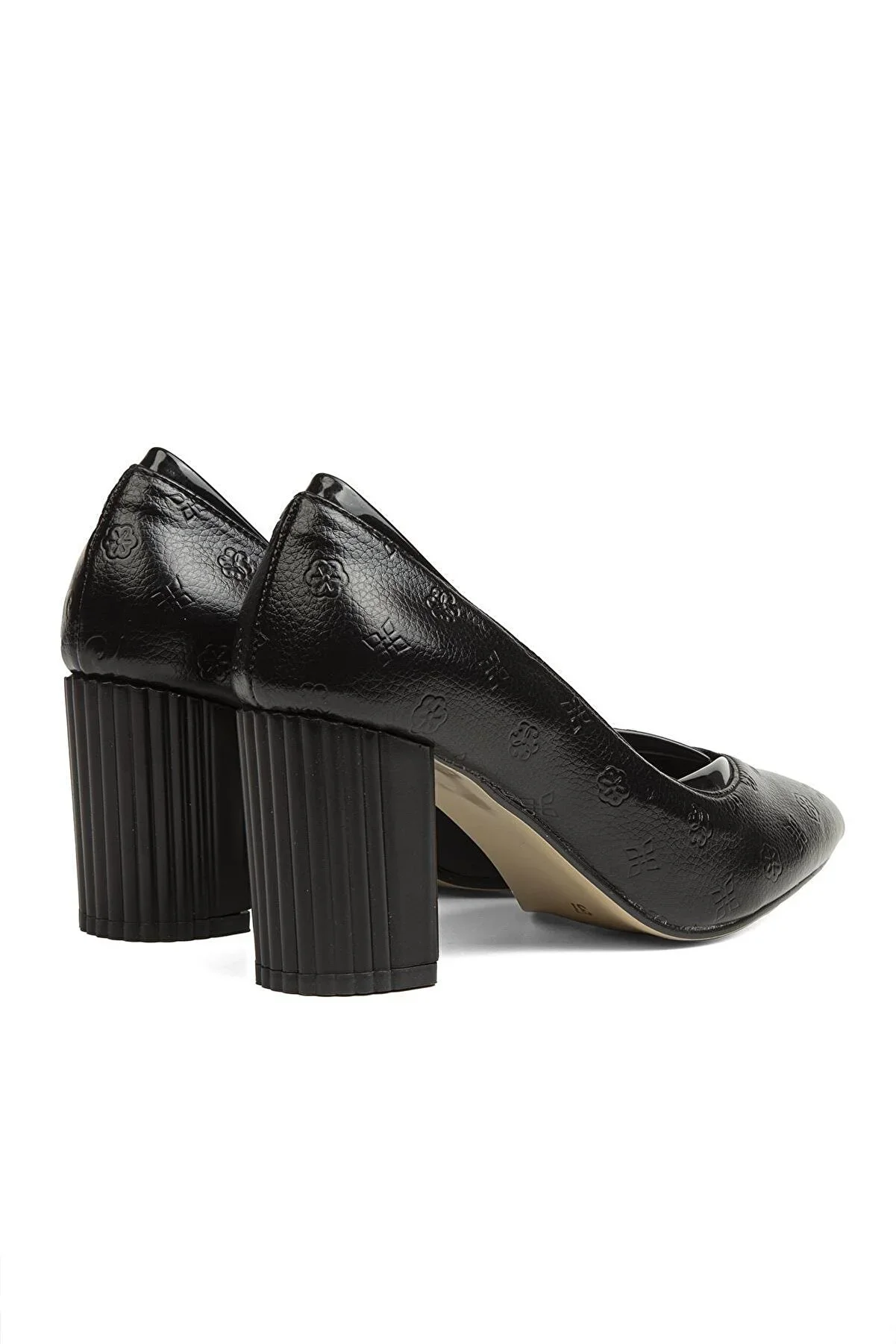Kadın Topuklu Ayakkabı PC-51199-Siyah - 4