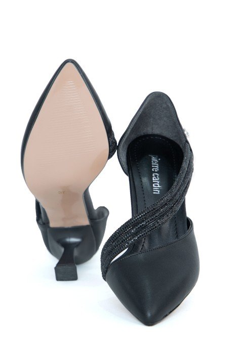 Kadın Topuklu Ayakkabı PC-52225-Siyah - 5