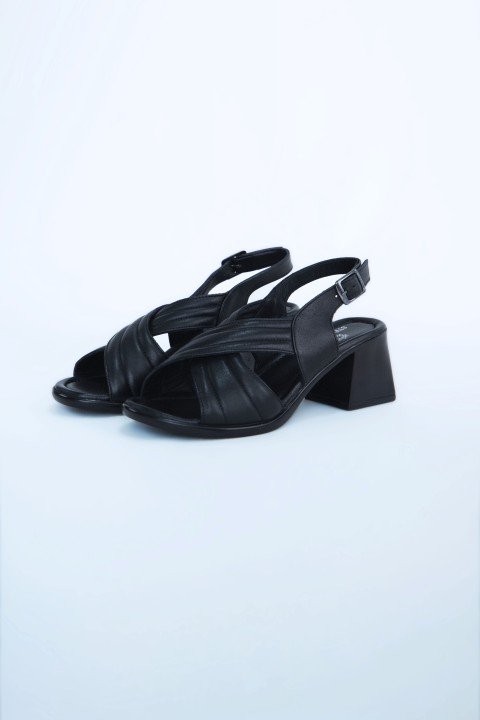 Kadın Topuklu Ayakkabı Z6912003-Siyah - 5