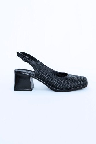 Kadın Topuklu Ayakkabı Z6919002-Siyah - 1
