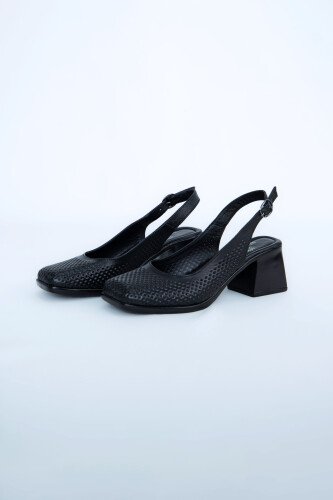 Kadın Topuklu Ayakkabı Z6919002-Siyah - 3