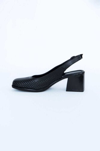 Kadın Topuklu Ayakkabı Z6919002-Siyah - 9