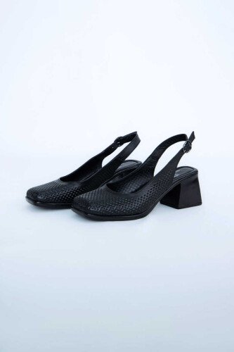 Kadın Topuklu Ayakkabı Z6919002-Siyah - 10