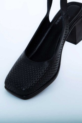 Kadın Topuklu Ayakkabı Z6919002-Siyah - 11