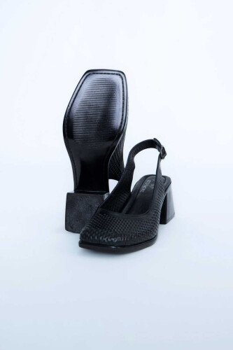 Kadın Topuklu Ayakkabı Z6919002-Siyah - 13