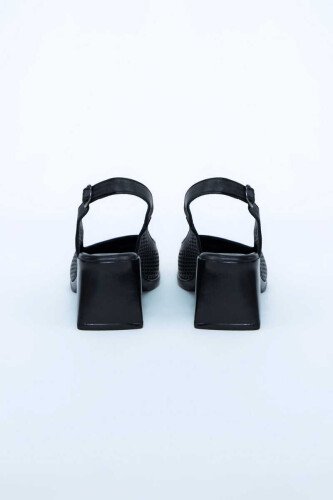 Kadın Topuklu Ayakkabı Z6919002-Siyah - 14