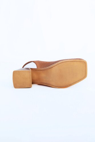 Kadın Topuklu Ayakkabı Z6919002-Taba - 6