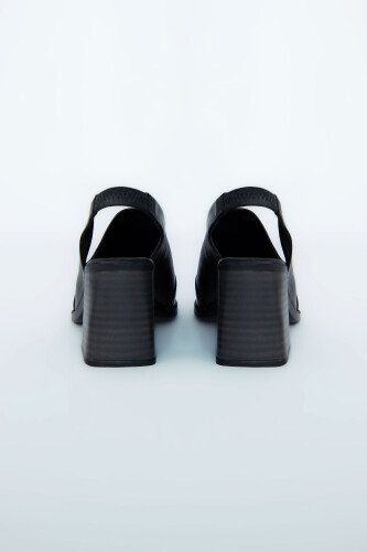 Kadın Topuklu Ayakkabı Z6954004-Siyah - 5