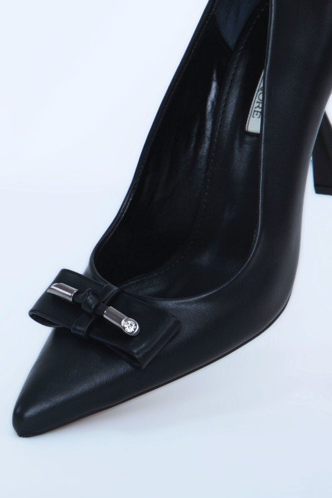 Kadın Topuklu Ayakkabı Z711513-Siyah - 3