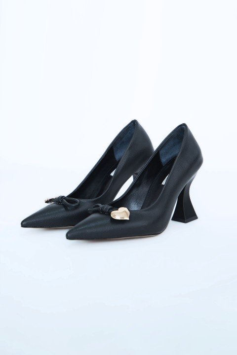 Kadın Topuklu Ayakkabı Z711582 -Siyah - 1