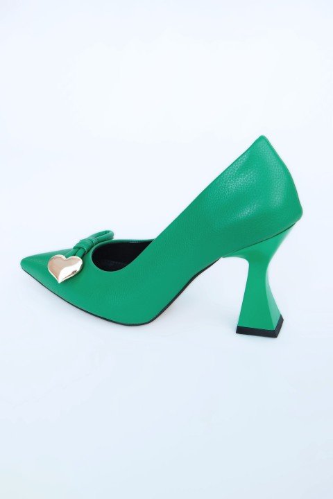 Kadın Topuklu Ayakkabı Z711582-Yeşil - 3