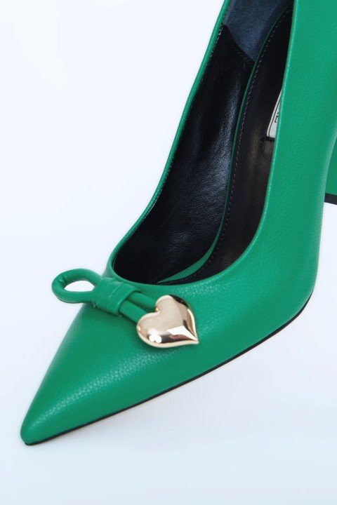 Kadın Topuklu Ayakkabı Z711582-Yeşil - 4