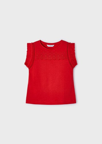 Kız Çocuk Gömlek-Kırmızı - 2