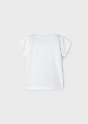 Kız Çocuk İşlemeli T-shirt - 5
