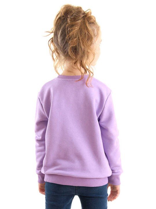 Kız Çocuk Unicorn Sweatshirt - Lila - 2