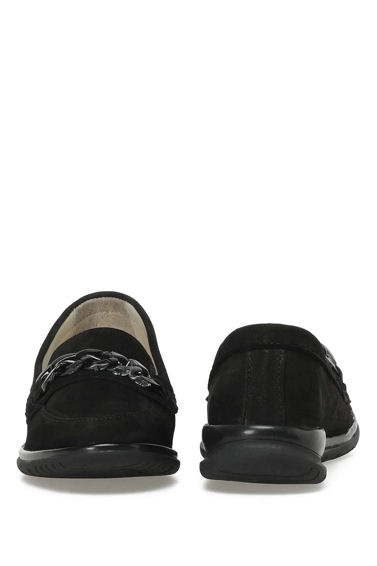 LIDO 3FX Kadın Loafer Düz Ayakkabı-Siyah - 5
