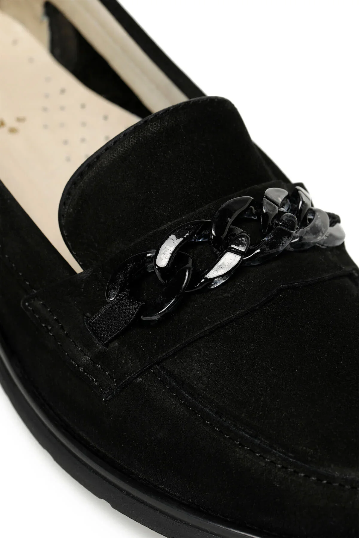 LIDO 3FX Kadın Loafer Düz Ayakkabı-Siyah - 7