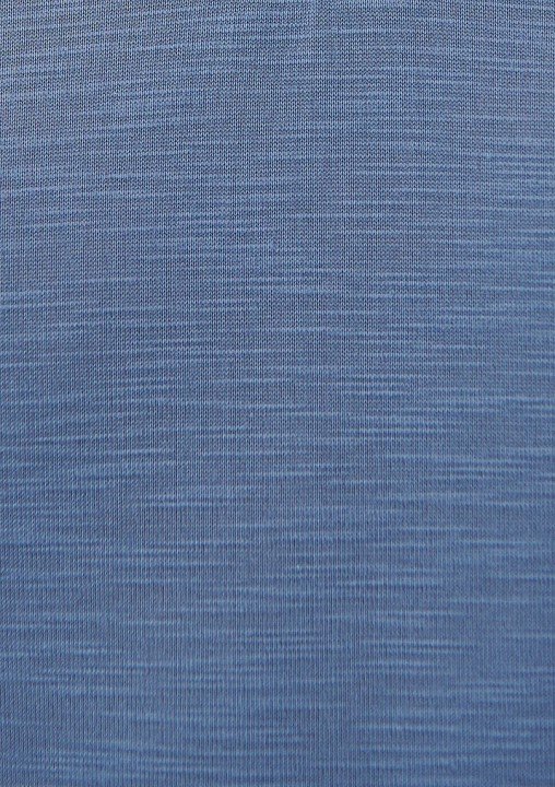 Lux Touch V Yaka Kadın Basic Tişört-Mavi - 5