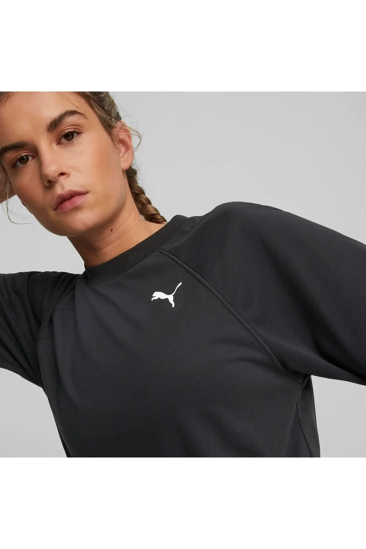 Modern Sports Tee Kadın T-shirt 673095-Siyah - 5