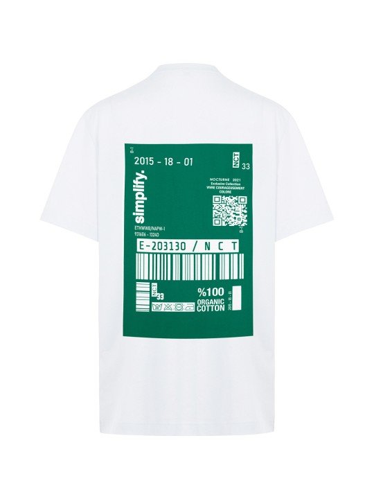 Baskılı Oversize T-Shirt-Yeşil - 6