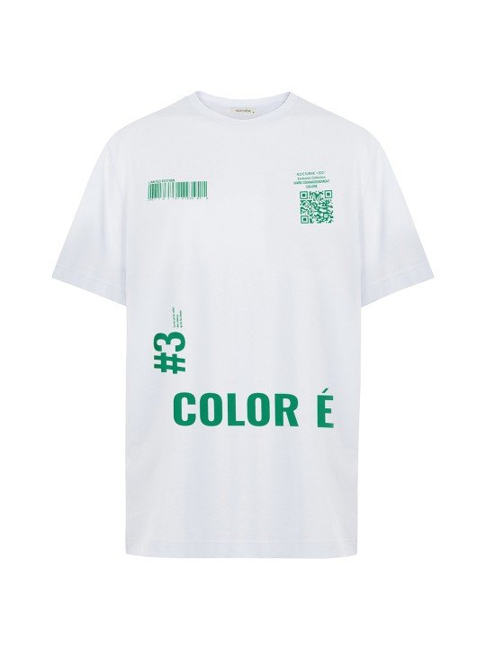 Baskılı Oversize T-Shirt-Yeşil - 5